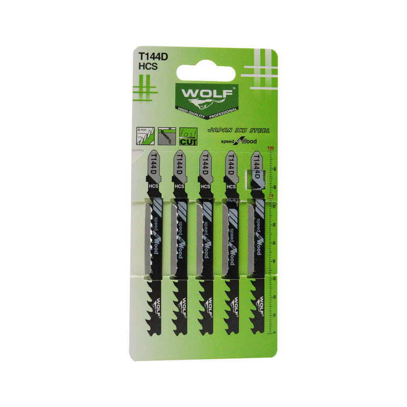 تیغه اره عمودبر ولف مدل YPK-WOOD-T144D مجموعه 5 عددی