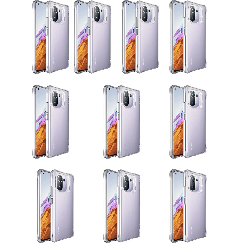 کاور مدل mi11p مناسب برای گوشی موبایل شیائومی Mi 11 Pro / MI11 PRO بسته 10 عددی  