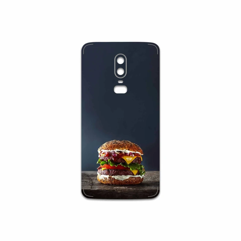 برچسب پوششی ماهوت مدل Hamburger مناسب برای گوشی موبایل وان پلاس 6