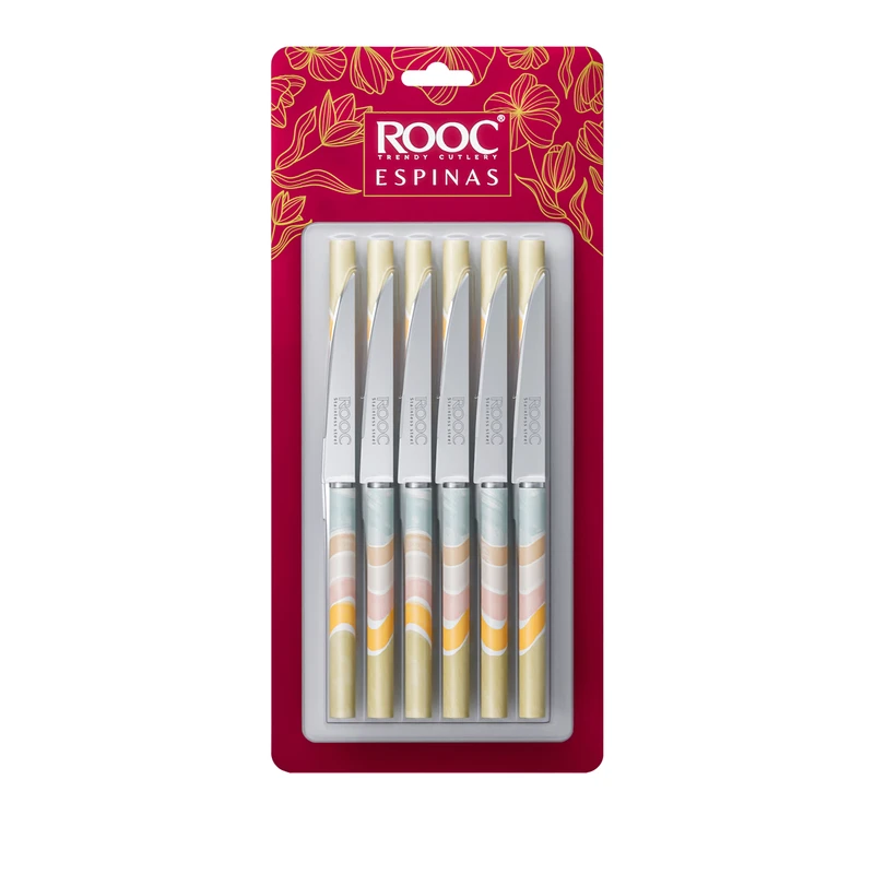 چاقو میوه خوری روک مدل اسپیناس کد 05 بسته 12 عددی