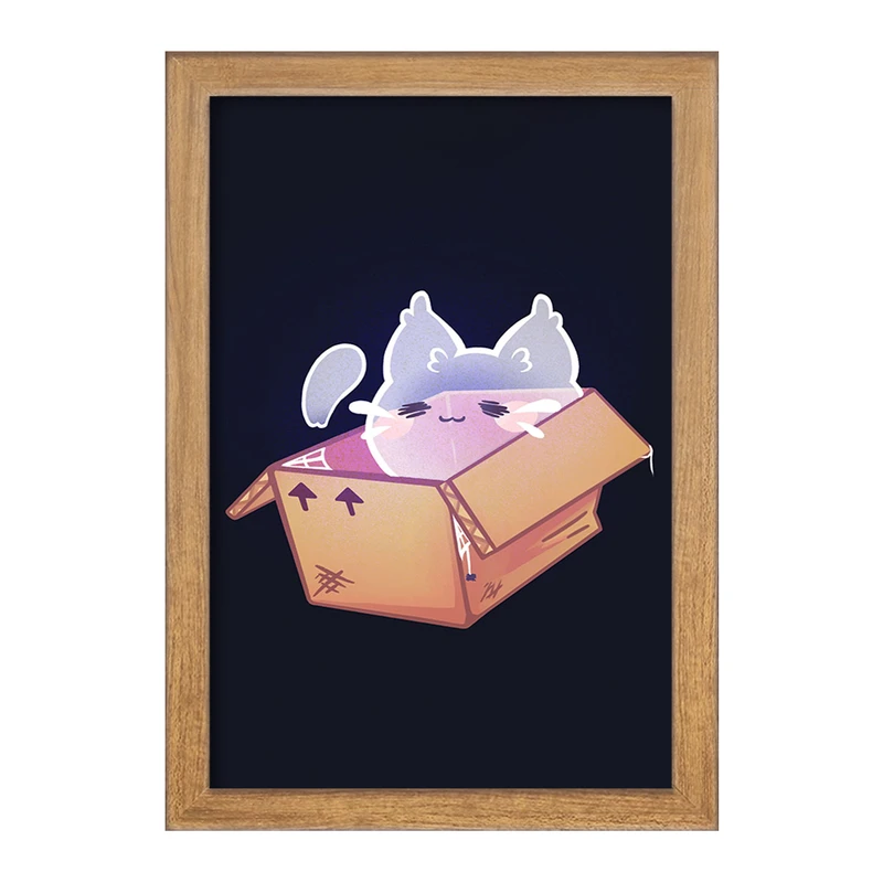 تابلو خندالو مدل گربه حیوانات بامزه  کد 21053