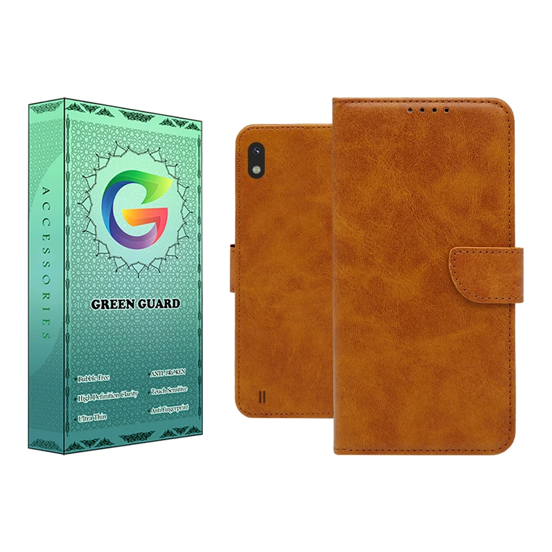 کیف کلاسوری گرین گارد مدل چرمی مگنتی کد Hb-G10 مناسب برای گوشی موبایل سامسونگ Galaxy A10 / M10