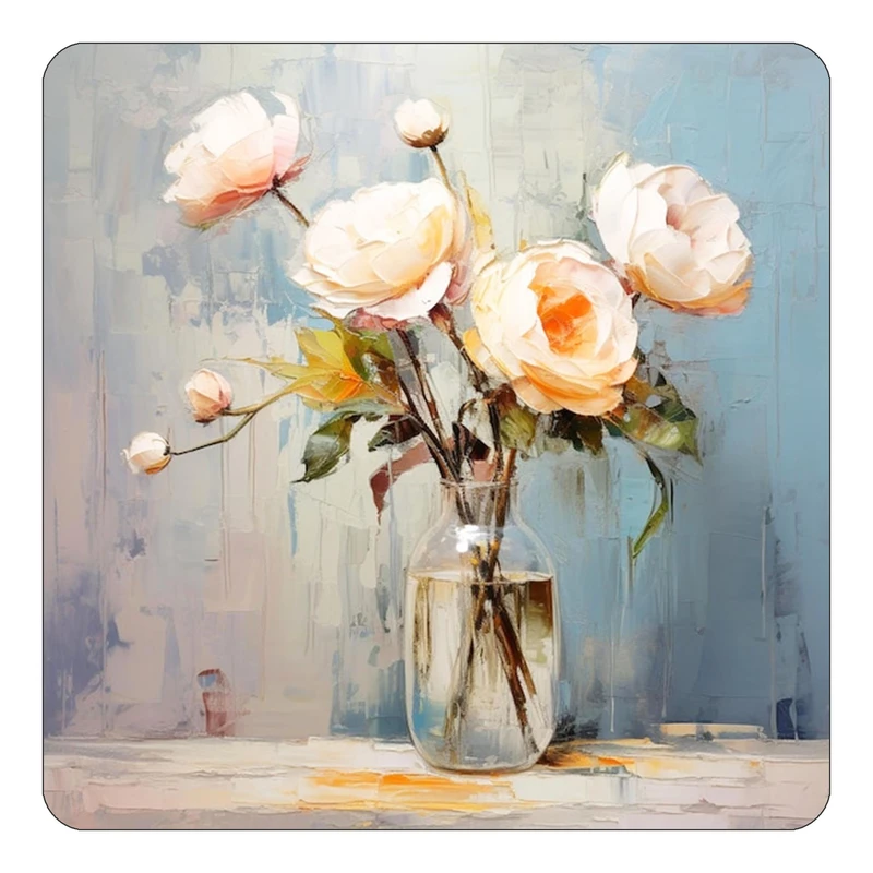 مگنت کاکتی طرح نقاشی رنگ روغن مدل mp73435