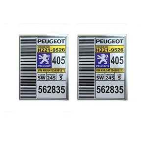 برچسب بدنه خودرو مدل لچکی مناسب برای پژو 405 بسته دو عددی