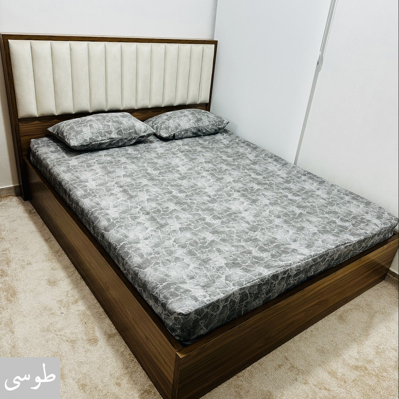 سرویس ملحفه ناتوسا مدل رویال کد 180 دو نفره سه تکه