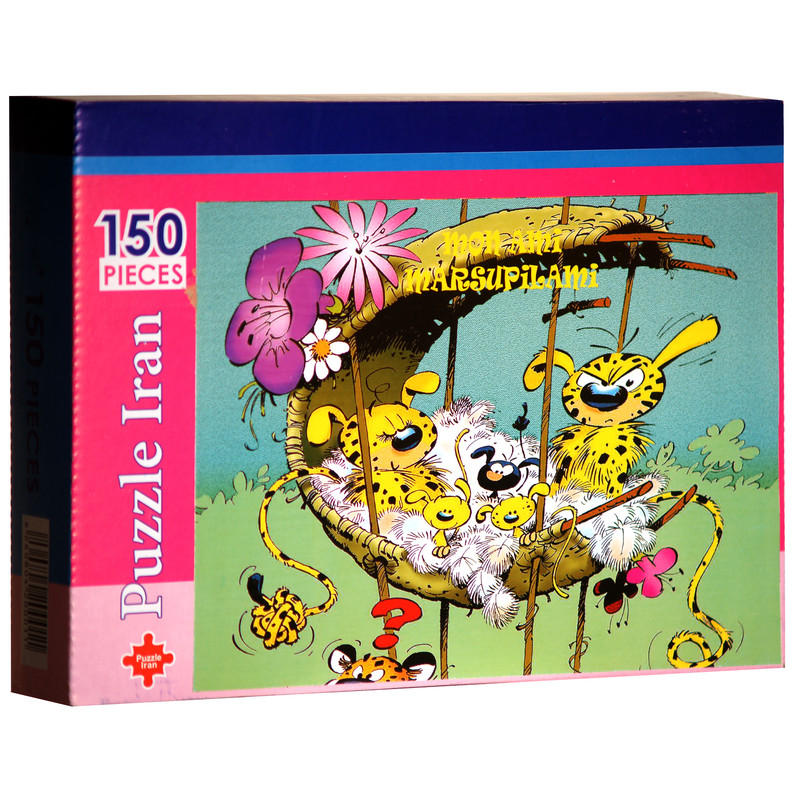 پازل 150 تکه ایران پازل طرح انیمیشن پلنگ دم دراز