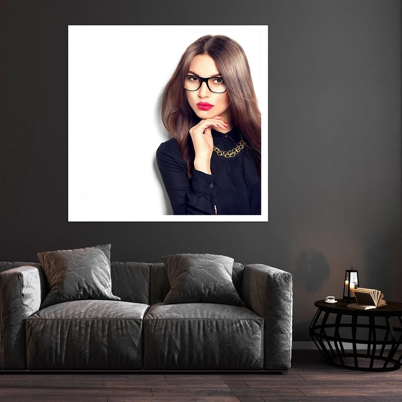 تابلو بکلیت طرح مدلینگ آرایشی مدل قاب شاسی W-S10299