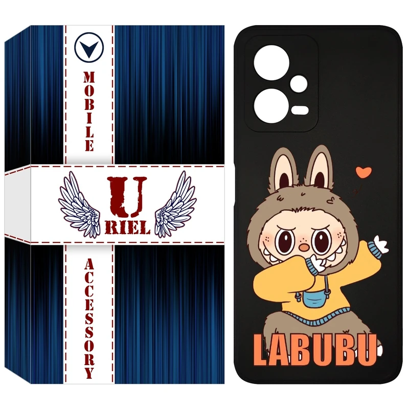 کاور یوریل مدل KSH کد 104 طرح عروسک لبوبو مناسب برای گوشی موبایل شیائومی Poco X5 / Redmi Note 12 5G