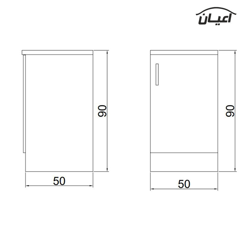 کابینت آشپزخانه اعیان مدل FH CL13