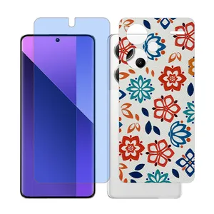 Glass Together model matte anti blue Screen Protector Suitable for Xiaomi Redmi Note 13 Pro Plus Mobile Phone with Back cover sticker