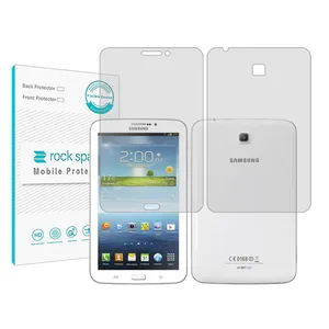 Rockspace model Hygel screen protector suitable for Samsung Galaxy Tab 3 7.0 tablet along with tablet back protector