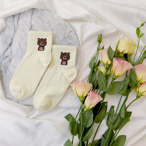 جوراب زنانه ال سون مدل خرس کد PH657.51 -  - 4