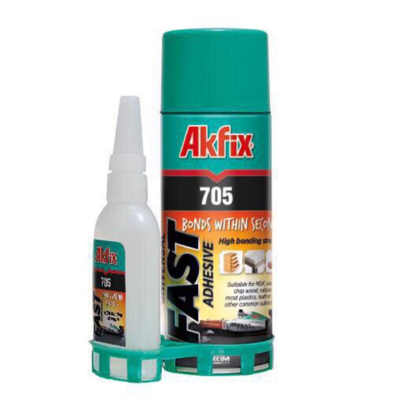 چسب 123 اکفیکس  مدل AKFIX 705 حجم 400 میلی لیتر مجموعه 24 عددی