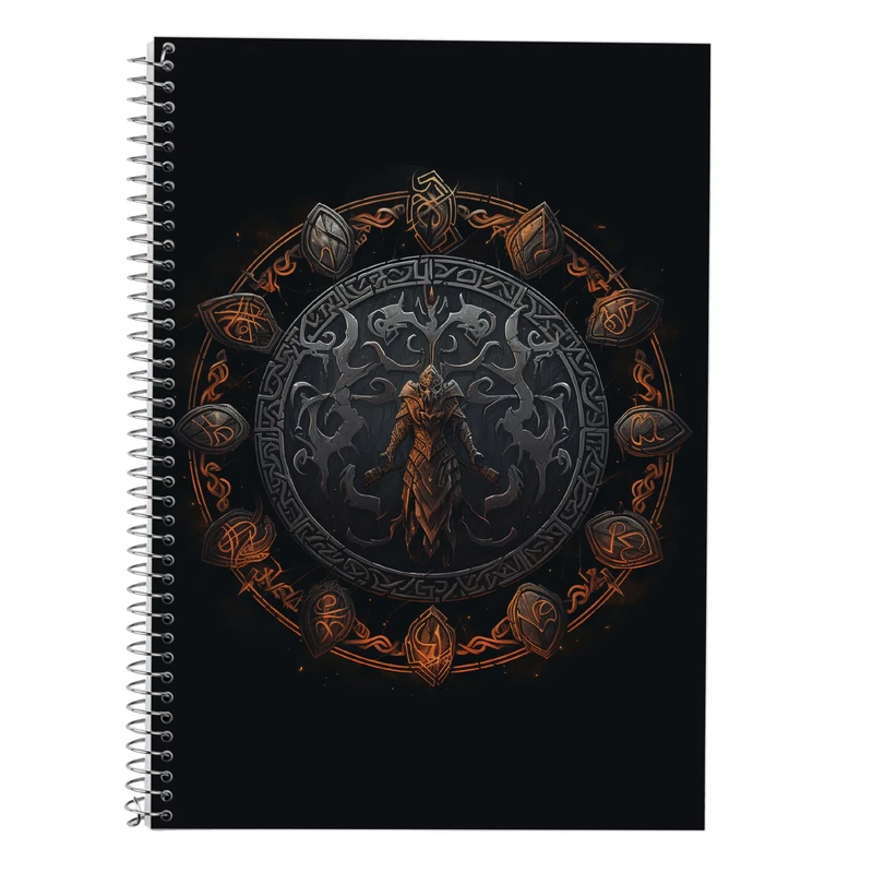 دفتر زبان 50 برگ مدوپد مدل سه خط طرح  ارباب حلقه ها The Lord of the Rings کد DF3139