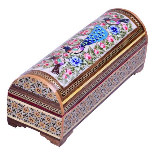 قلمدان خاتم کاری مدل نقاشی