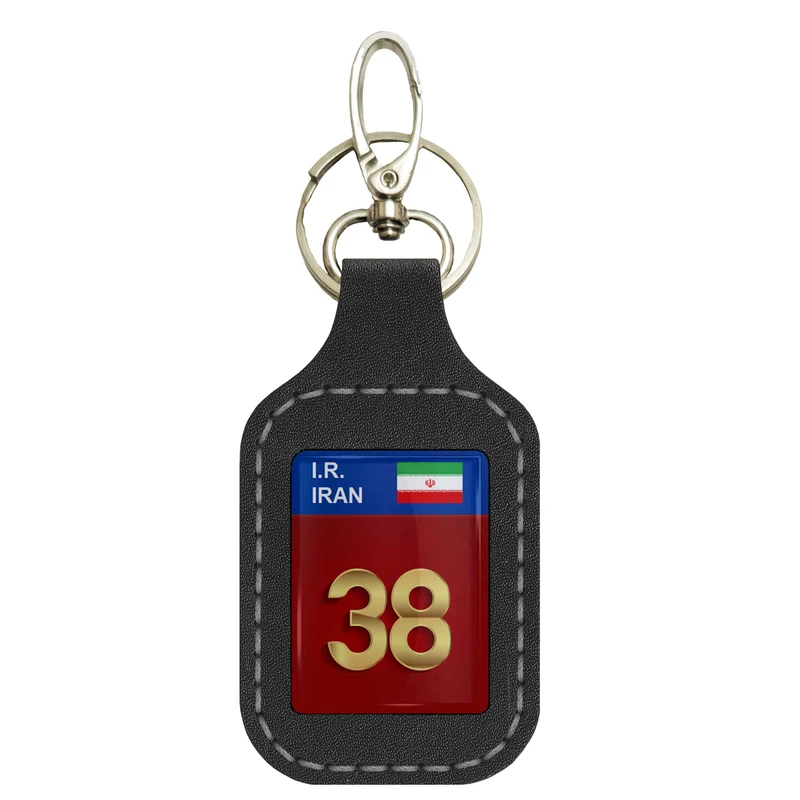جاسوئیچی خودرو مدل پلاک استان تهران طرح ایران 38 کد 044