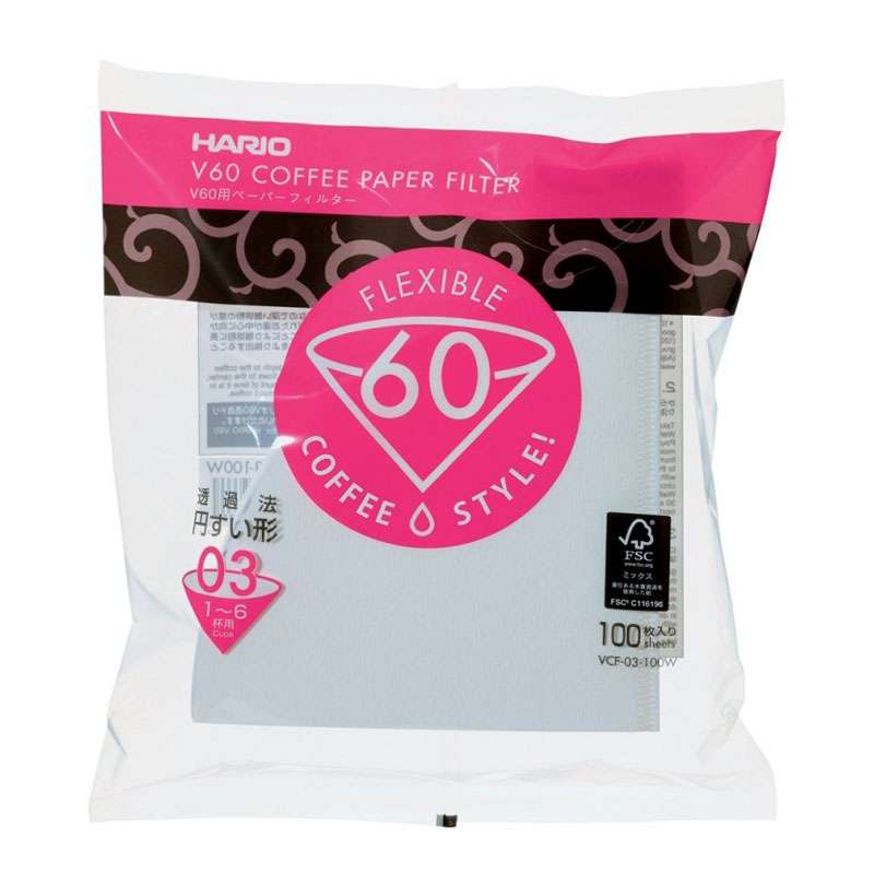 فیلتر قهوه هاریو مدل وی 60 کد 03