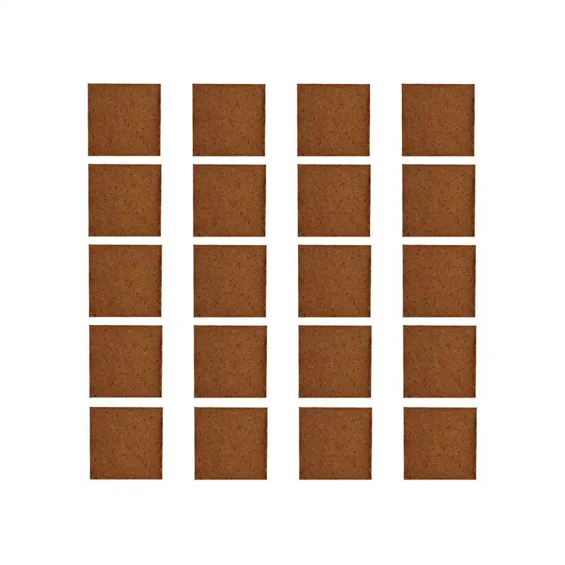 اسلایس چوبی مدل چوب مربع 3 رزین اپوکسی بسته 20 عددی