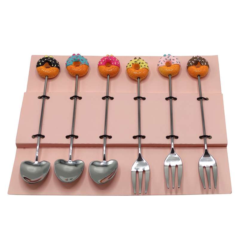 ست قاشق و چنگال 6 پارچه مدل Fantasy