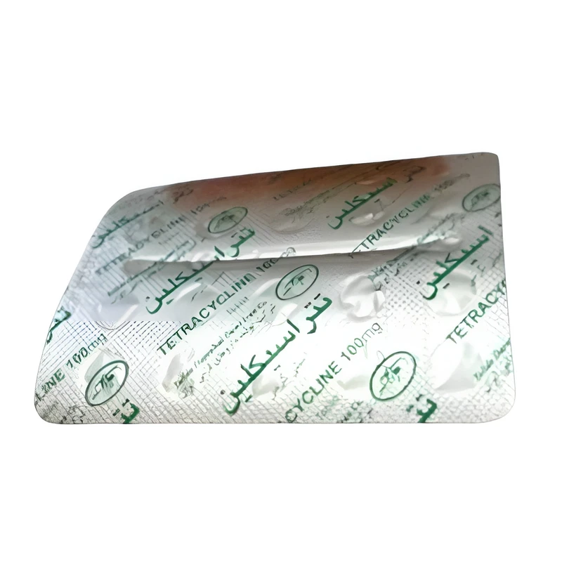 قرص تتراسایکلین حیوانات و پرندگان تولید دارو مدل هیدروکلراید 100 میلی گرم بسته 20 عددی