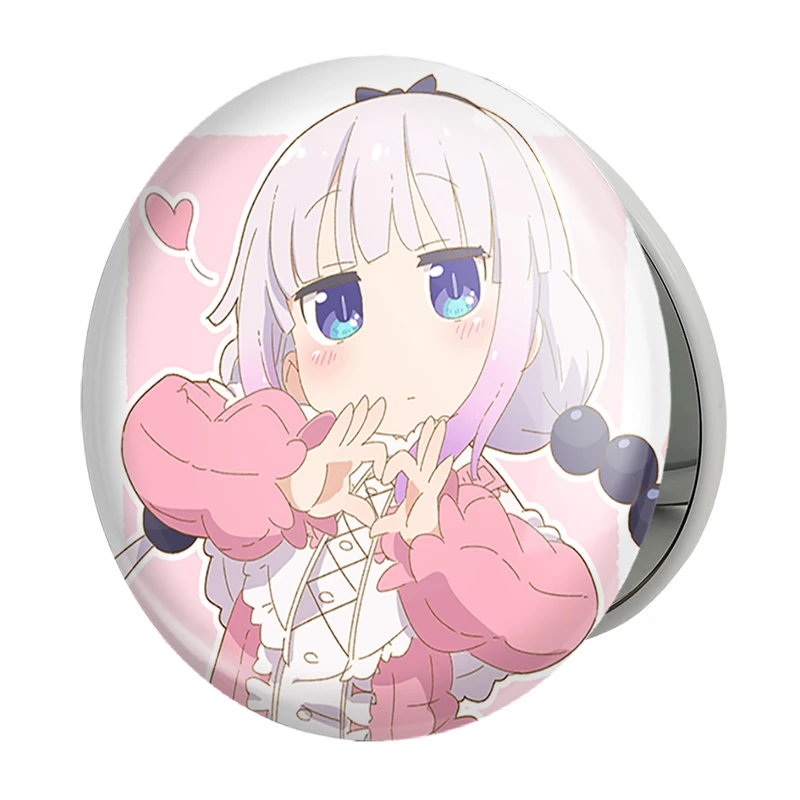 آینه جیبی خندالو طرح کانا انیمه اژدهای خدمتکار کوبایاشی مدل تاشو کد 36278