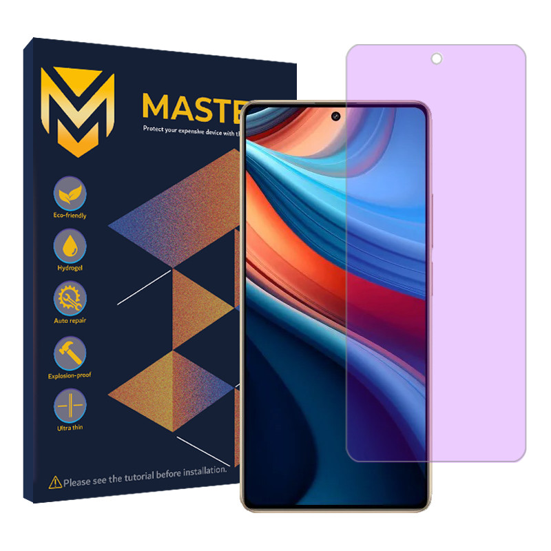 محافظ صفحه نمایش ضد اشعه بنفش مستر مدل Resistant مناسب برای گوشی موبایل شیائومی Redmi Note 13R Pro