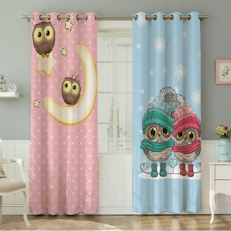 پرده نیروانا طرح کودک مدل مخمل کد 8448سایز 140×280 سانتی متر