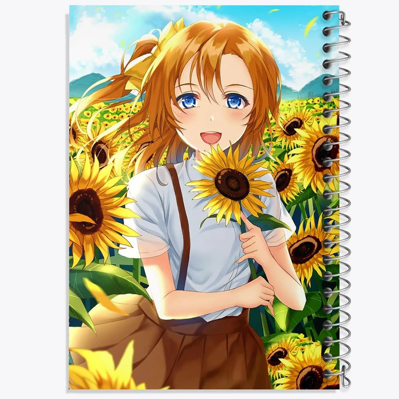 دفتر لیست خرید 50 برگ خندالو طرح هونوکا انیمه لاو لایو Love Live کد 18280
