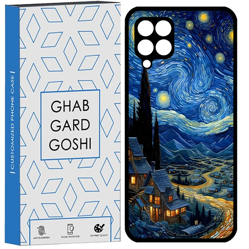 کاور قاب گارد گوشی طرح ونگوگ کد TPU-069 مناسب برای گوشی موبایل سامسونگ Galaxy A12 / M12