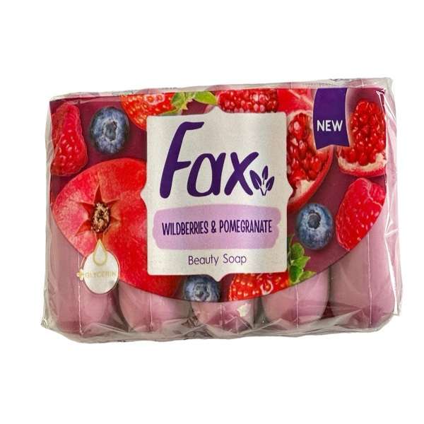 صابون شستشو فکس مدل انار و میوه های جنگلی وزن 350 گرم بسته 5 عددی
