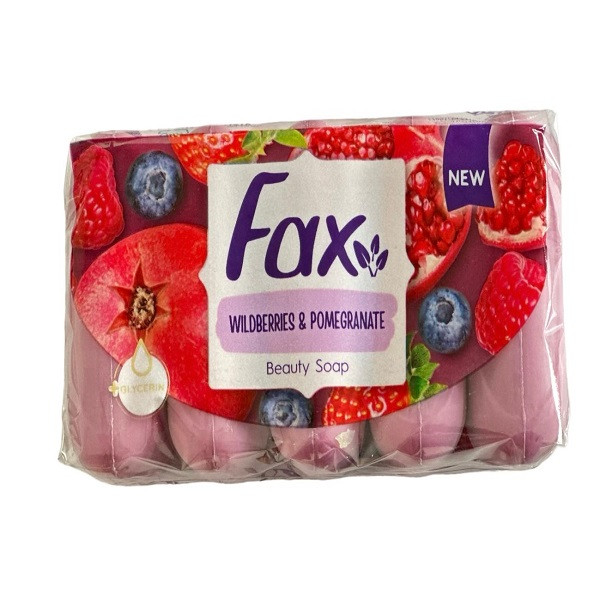صابون شستشو فکس مدل انار و میوه های جنگلی وزن 350 گرم بسته 5 عددی