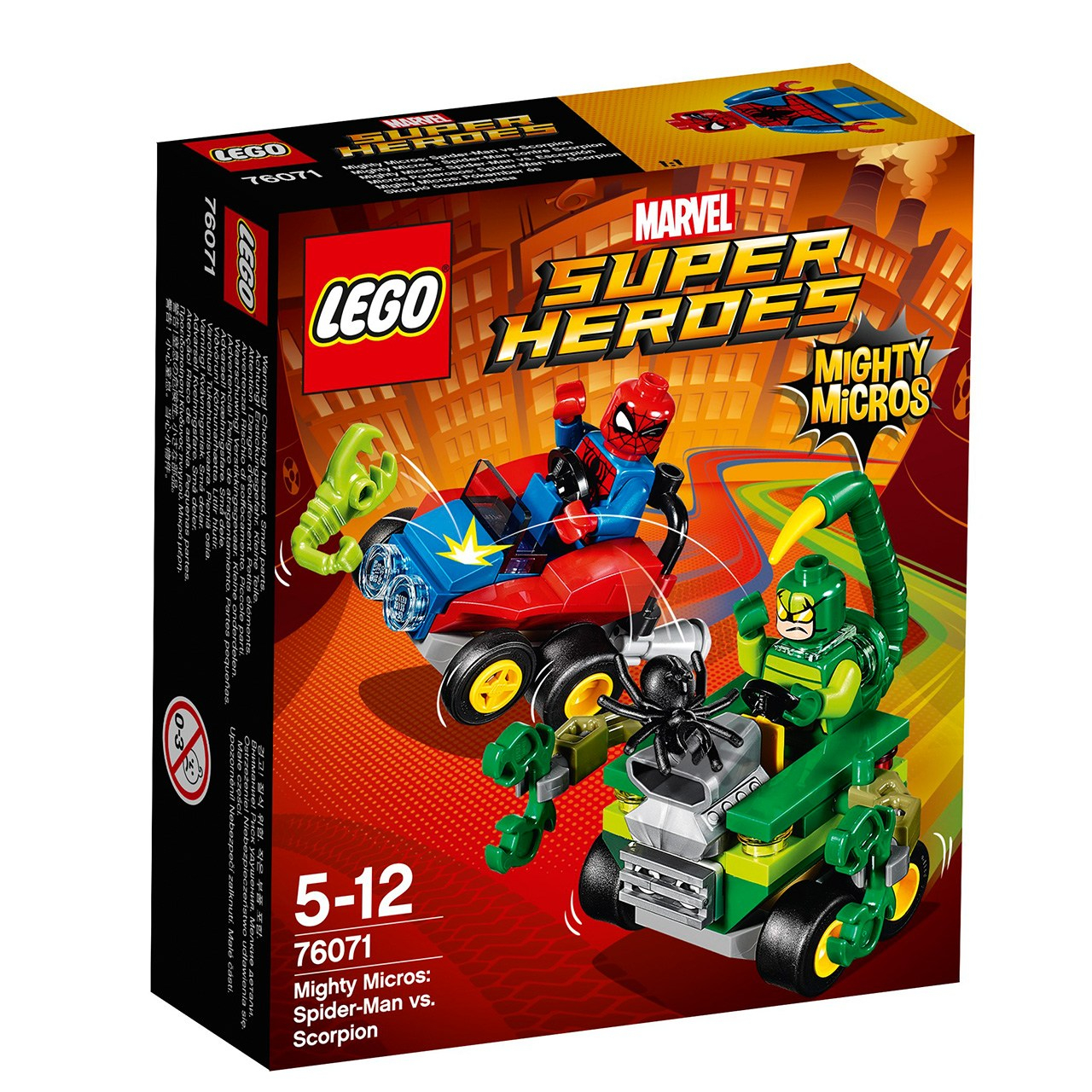 لگو سری Super Heroes مدل Spider Man VS Scorpion 76071