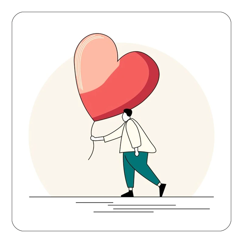 مگنت کاکتی طرح عاشقانه مدل mp40953