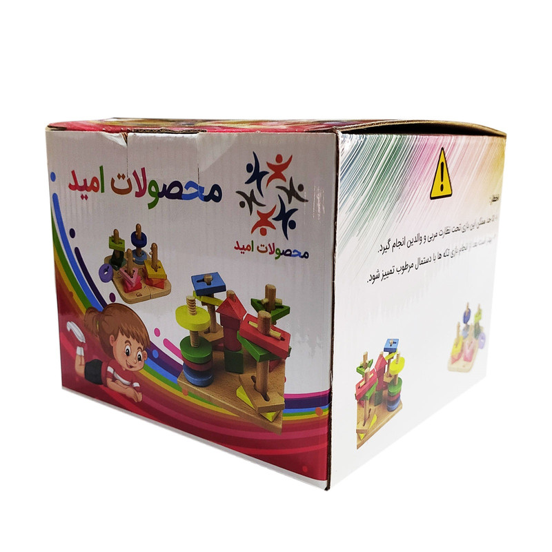 بازی آموزشی هوش مونته سوری محصولات امید مدل اشکال کد F285