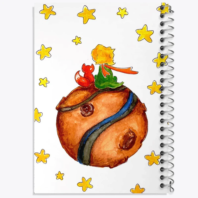 دفتر لیست خرید 50 برگ خندالو طرح شازده کوچولو کد 1822