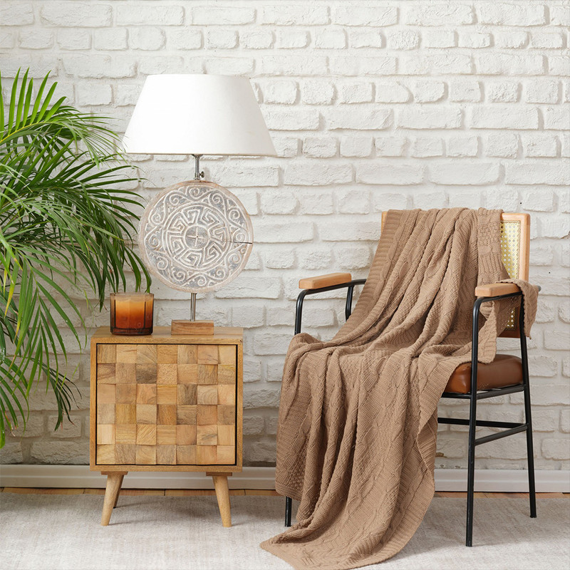 شال مبل کاراجا هوم مدل Dio سایز 170×130 سانتی متر شال مبل کاراجا هوم مدل Dio سایز 170×130 سانتی متر
