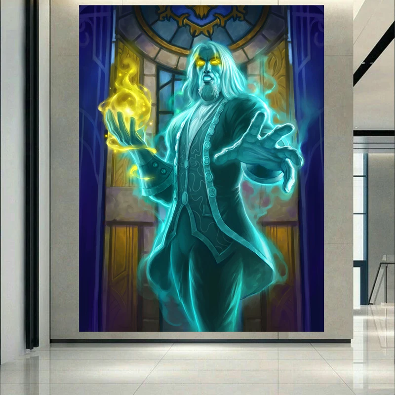 پوستر طرح گیم مدل Hearthstone Heroes of Warcraft کد AR23210