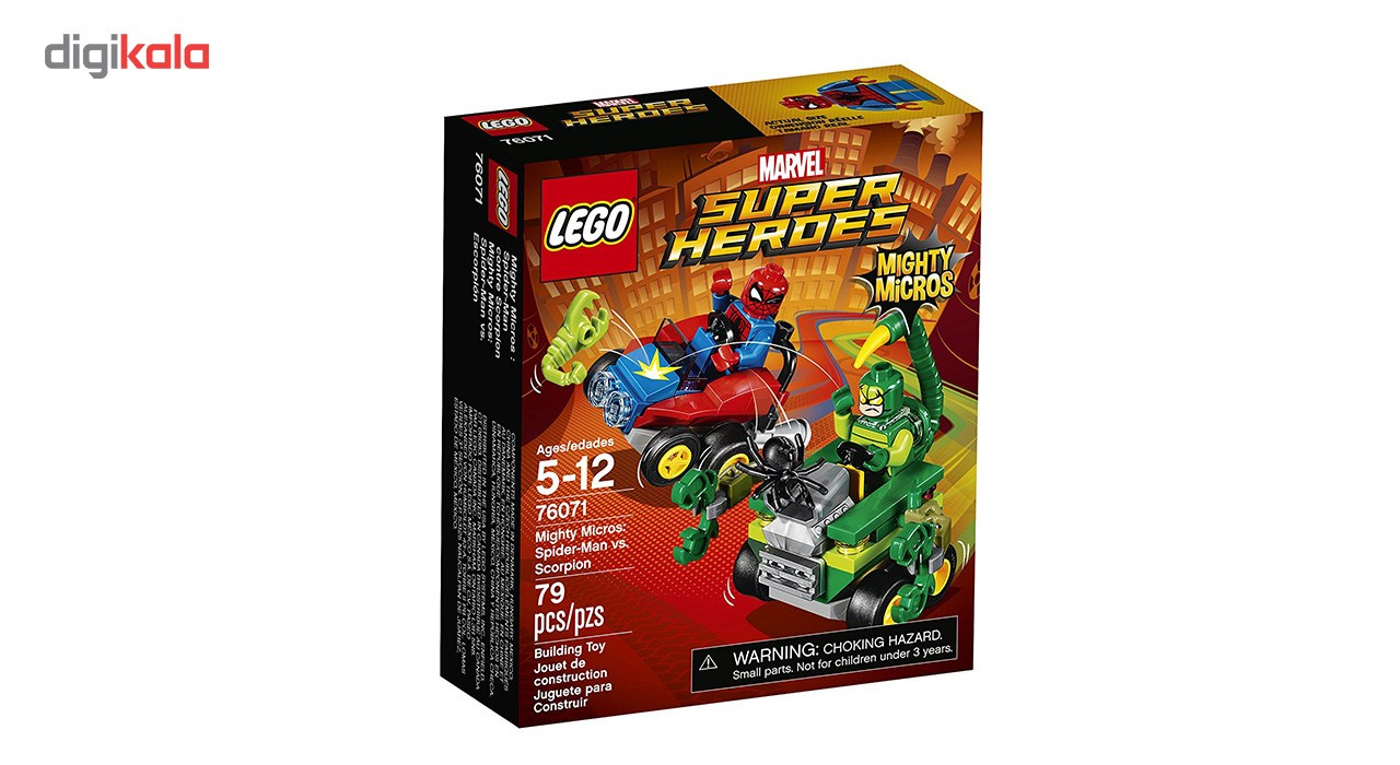 لگو سری Super Heroes مدل Spider Man VS Scorpion 76071