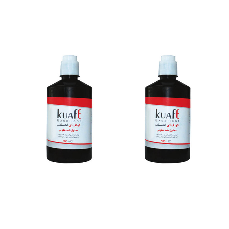 محلول ضدعفونی کننده کواف مدل K2 حجم 500 میلی لیتر مجموعه 2 عددی