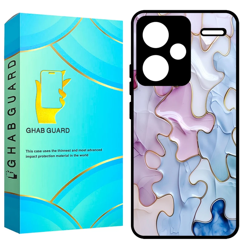 کاور قاب گارد طرح پازل مدل GCHPN13PL مناسب برای گوشی موبایل شیائومی Redmi Note 13 Pro Plus