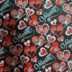 کاغذ کادو مدل Happy Valentine بسته 5 عددی