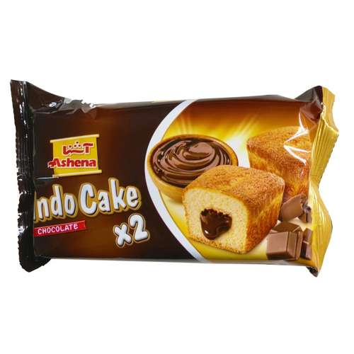 کیک شکلاتی دوقلو آشنا - 70 گرم بسته 6 عددی