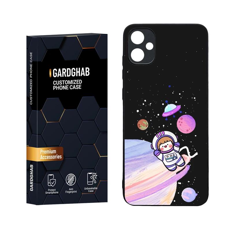 کاور گارد قاب مدل دورژله ای پشت گلس فانتزی مناسب برای گوشی موبایل سامسونگ Galaxy A05