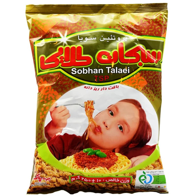 سویا سبحان طلایی - 250 گرم بسته 24 عددی