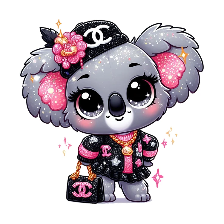 استیکر پارچه و لباس پاد آفرین مدل کارتونی کد S247