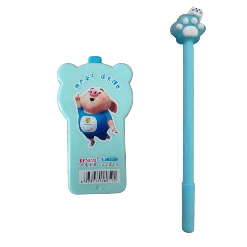 پاک کن مدل تاشو کد BL76 به همراه مداد مجموعه 2 عددی