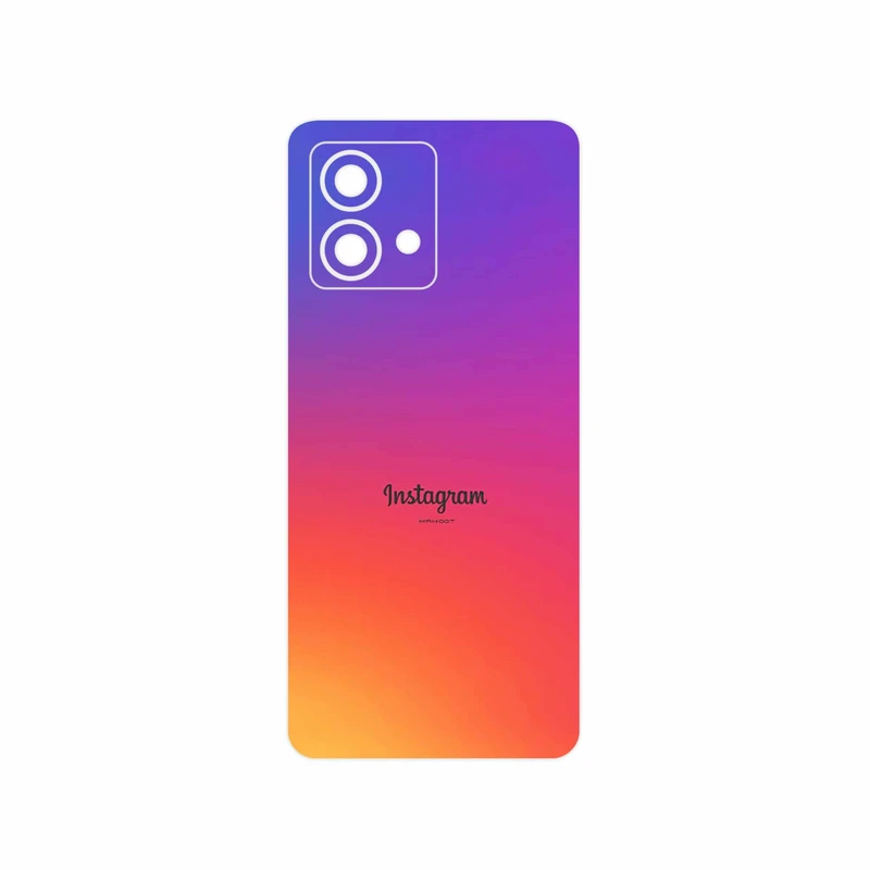 برچسب پوششی ماهوت مدل Instagram مناسب برای گوشی موبایل موتورولا Moto G84