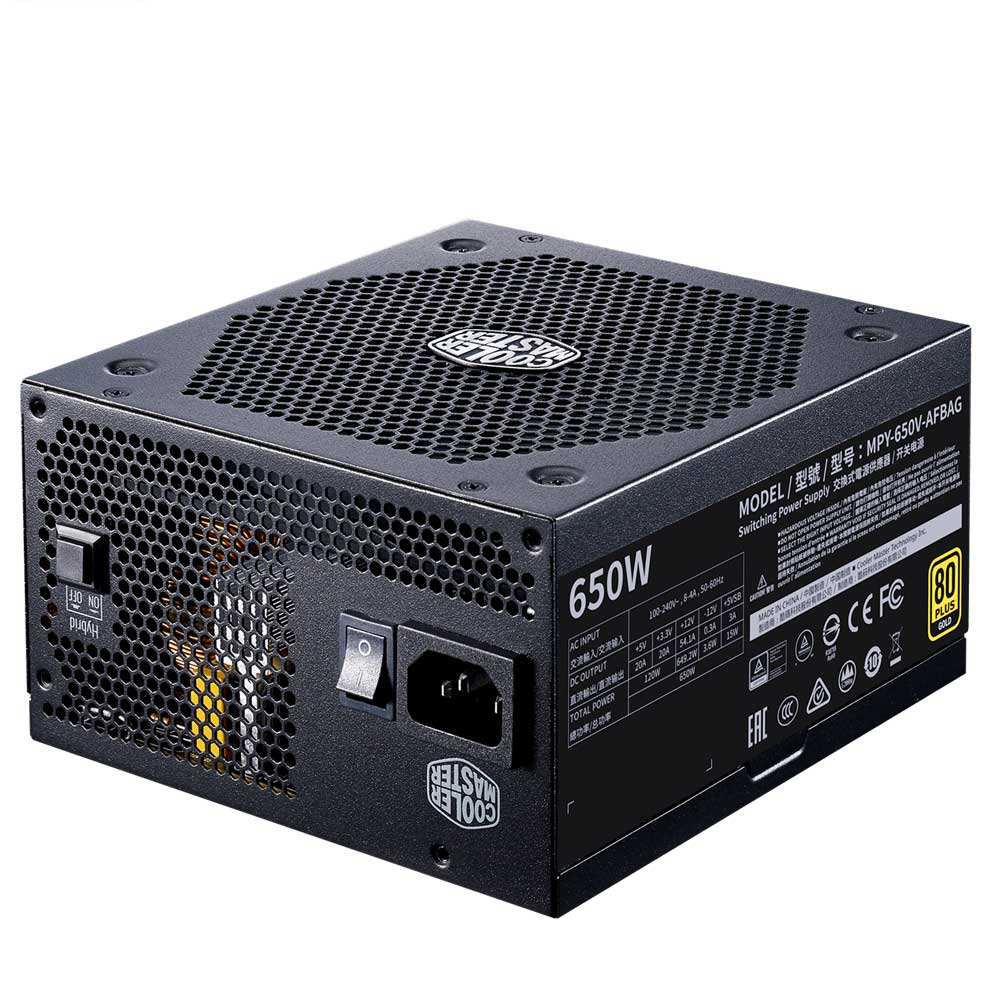 منبع تغذیه کامپیوتر کولر مستر مدل V650 GOLD V2 FULL MODULAR