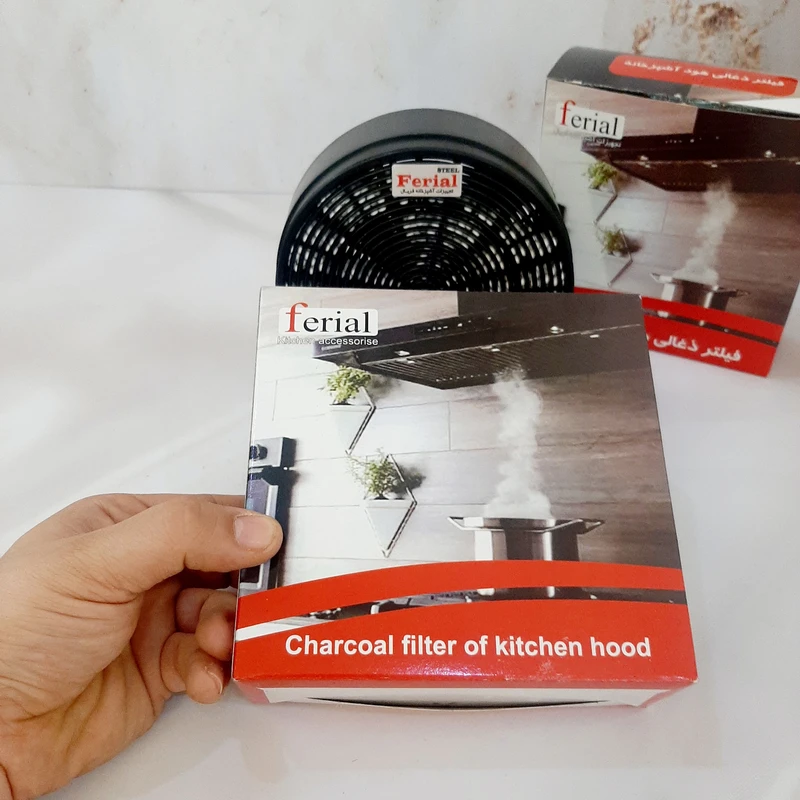 عکس شماره 3 : فیلتر زغالی هود فریال مدل a02 مناسب برای انواع هود بسته 2 عددی