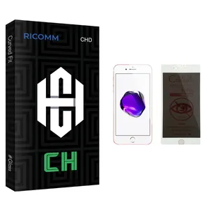 Ricomm CH glass Privacy Screen Protector For Apple اپل iPhone 8 Plus